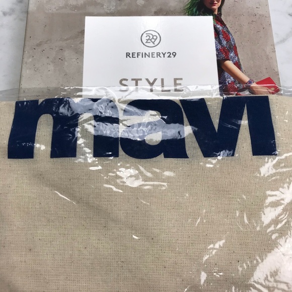 NWT Mavi Jeans Canvas Market Tote Bag Reusable Shopper Bag - Picture 5 of 8